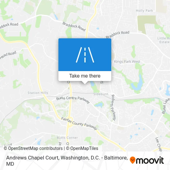Andrews Chapel Court map