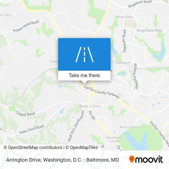 Arrington Drive map