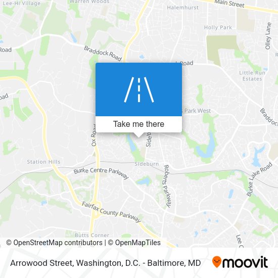 Mapa de Arrowood Street