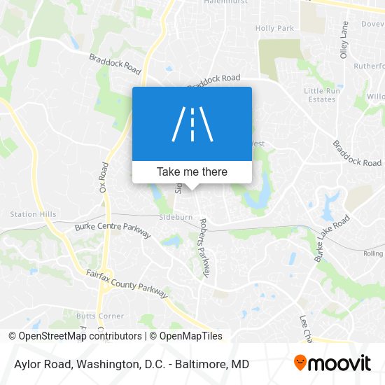 Aylor Road map
