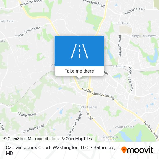 Captain Jones Court map