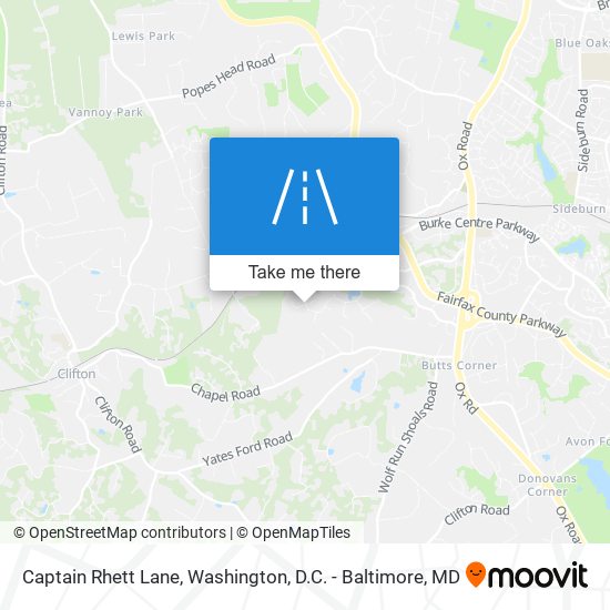 Captain Rhett Lane map