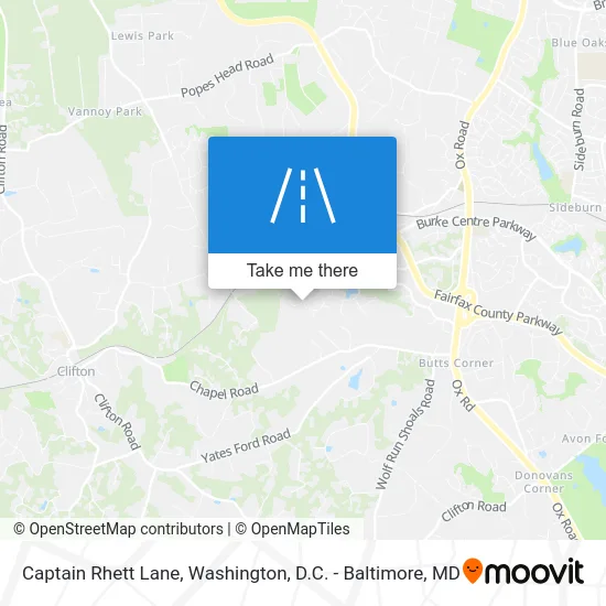 Captain Rhett Lane map