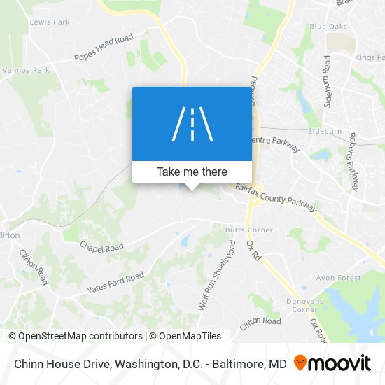 Chinn House Drive map