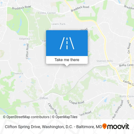Clifton Spring Drive map