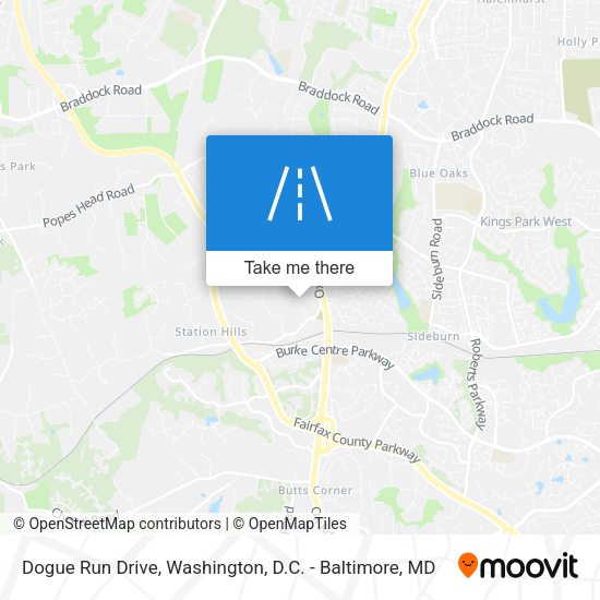 Mapa de Dogue Run Drive