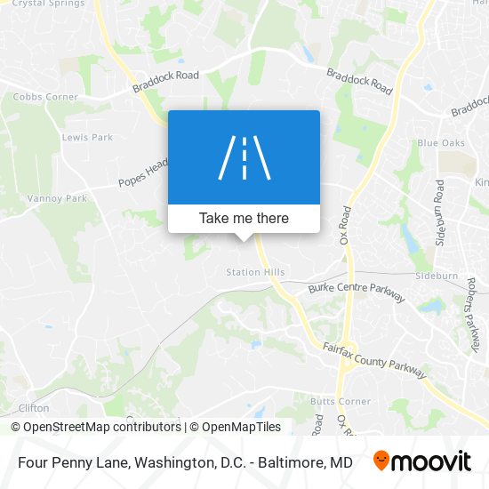 Four Penny Lane map