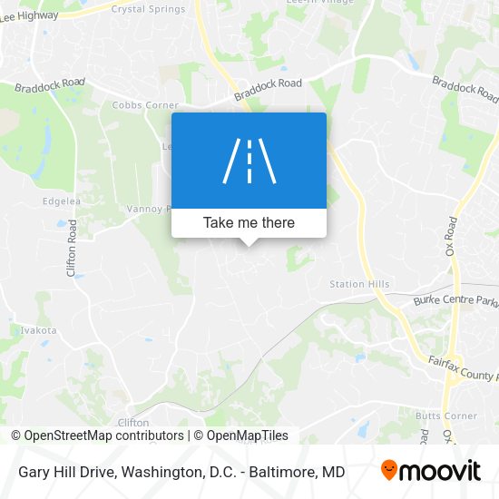 Gary Hill Drive map
