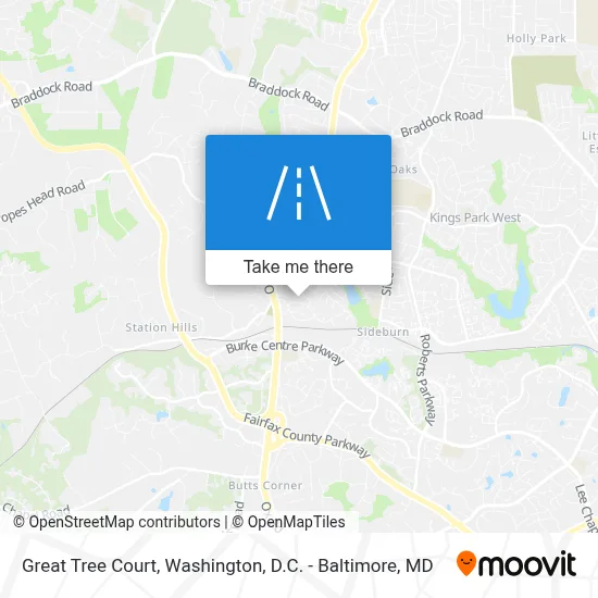 Great Tree Court map