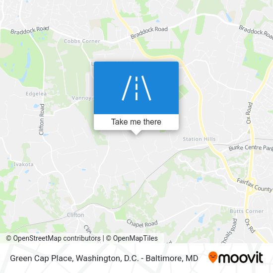 Mapa de Green Cap Place