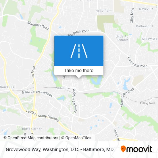 Mapa de Grovewood Way