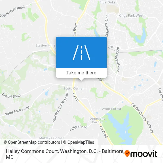 Halley Commons Court map