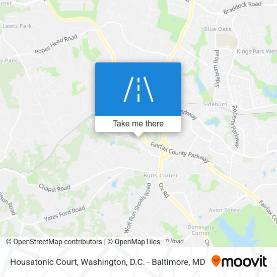 Mapa de Housatonic Court