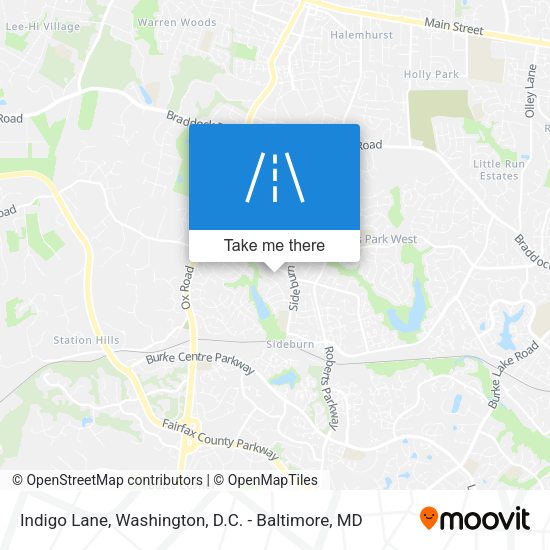 Indigo Lane map