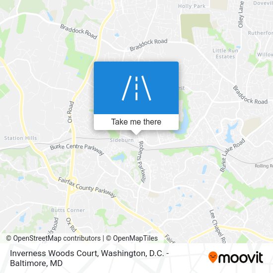 Inverness Woods Court map