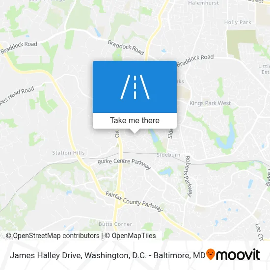 James Halley Drive map