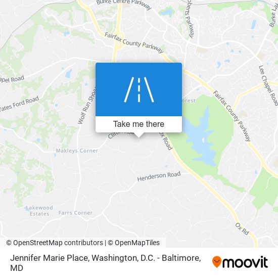Mapa de Jennifer Marie Place