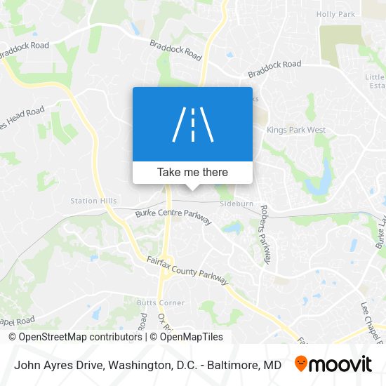Mapa de John Ayres Drive