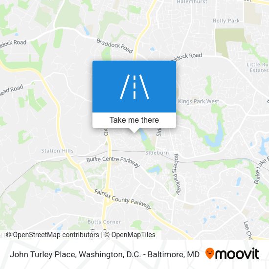 Mapa de John Turley Place