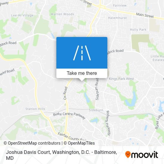 Mapa de Joshua Davis Court