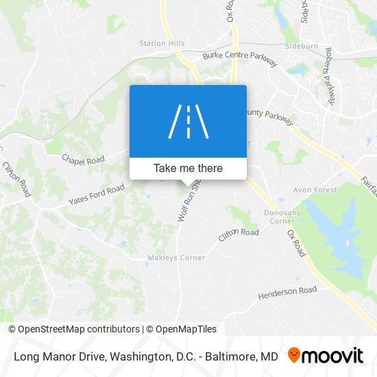 Long Manor Drive map