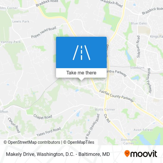 Makely Drive map