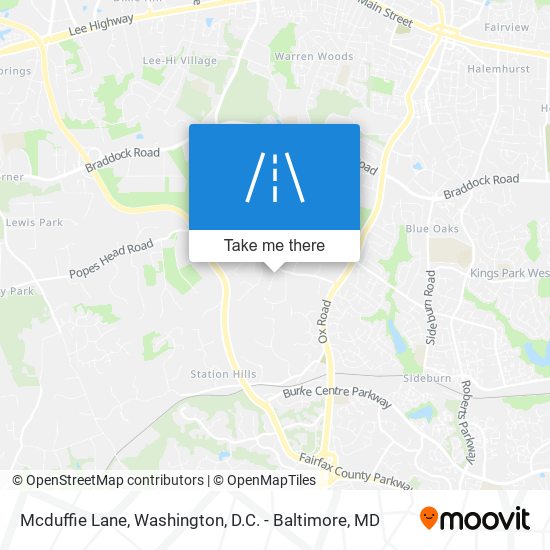 Mapa de Mcduffie Lane