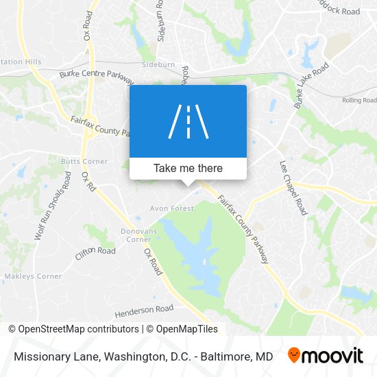 Missionary Lane map