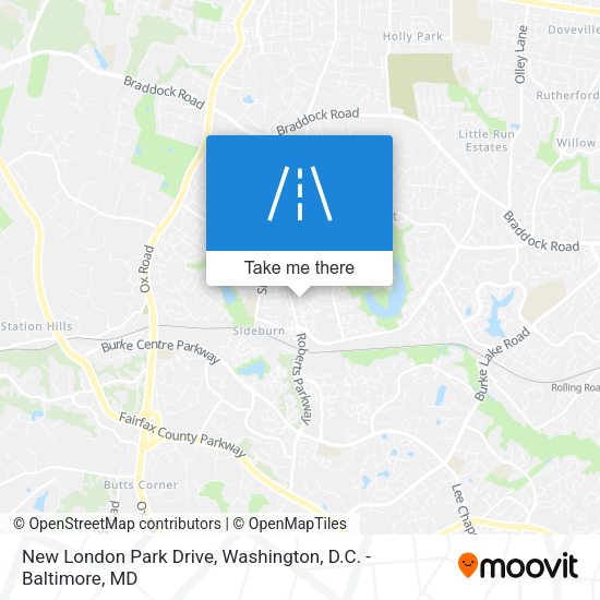 Mapa de New London Park Drive
