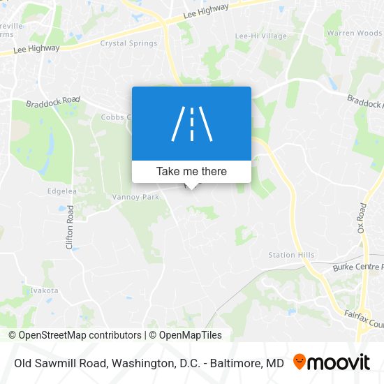 Old Sawmill Road map