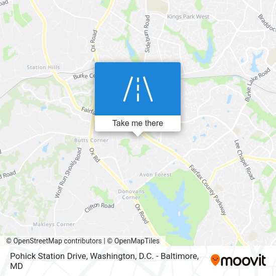 Mapa de Pohick Station Drive