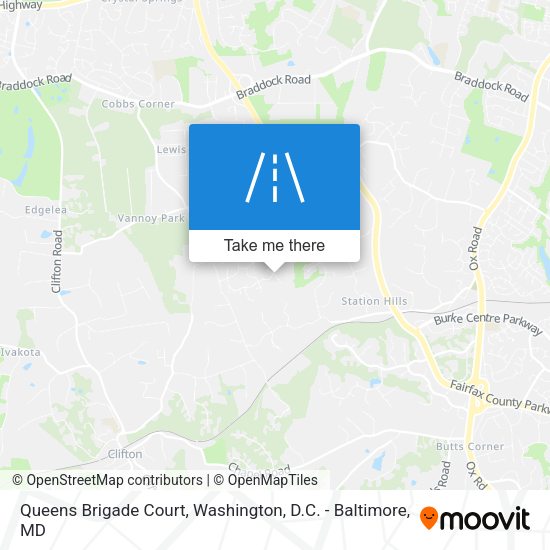 Queens Brigade Court map