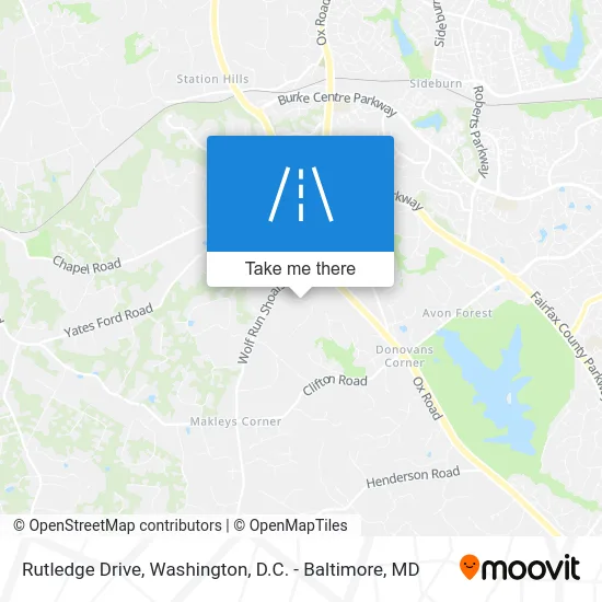 Rutledge Drive map