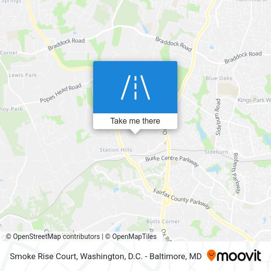 Mapa de Smoke Rise Court