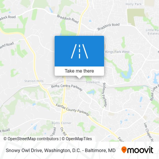 Mapa de Snowy Owl Drive