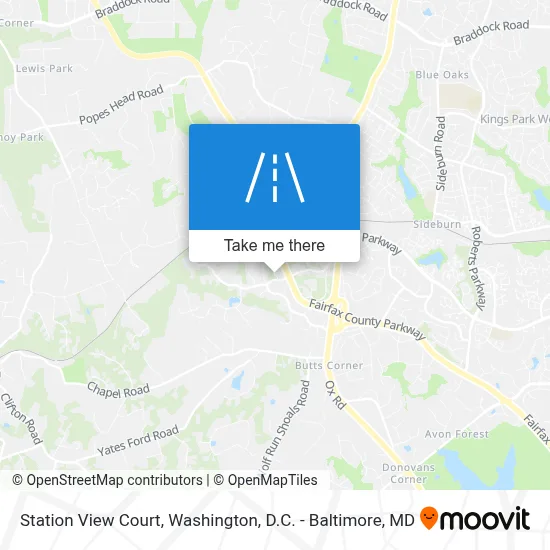 Station View Court map