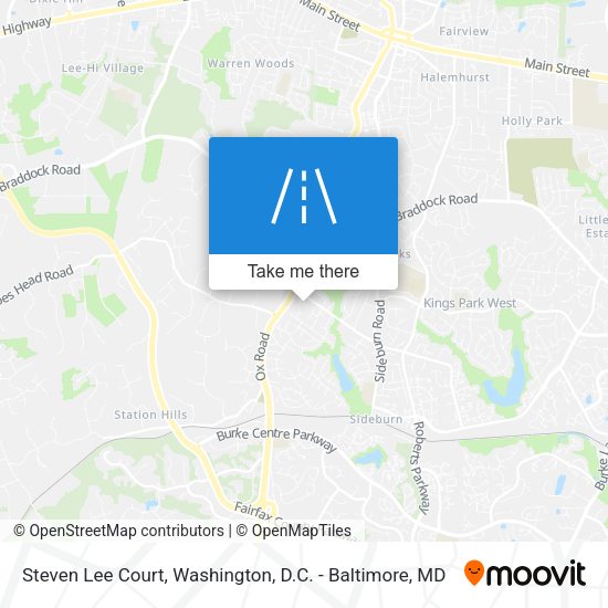 Mapa de Steven Lee Court