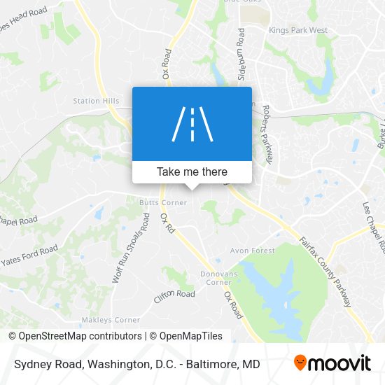 Sydney Road map