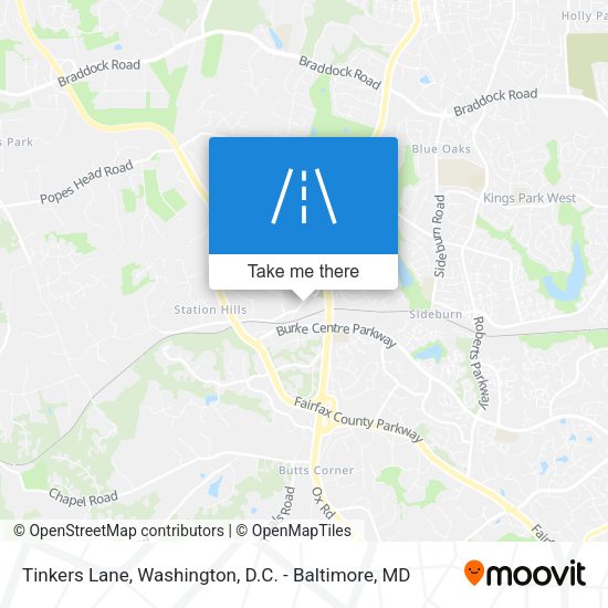 Mapa de Tinkers Lane