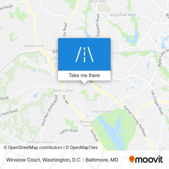 Mapa de Winslow Court