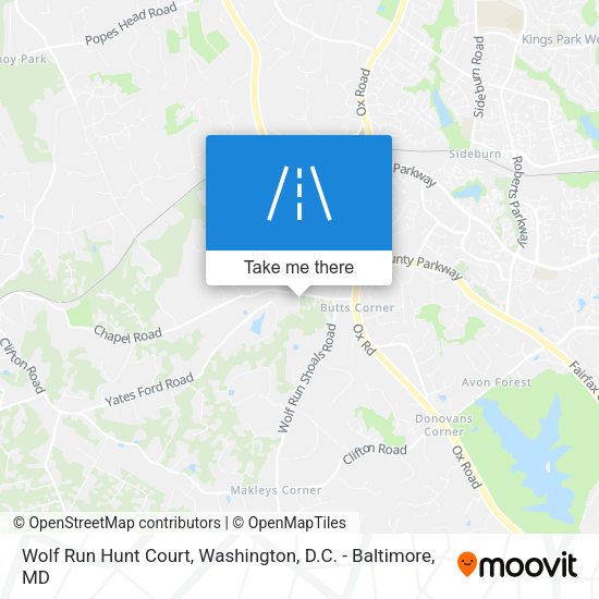Wolf Run Hunt Court map