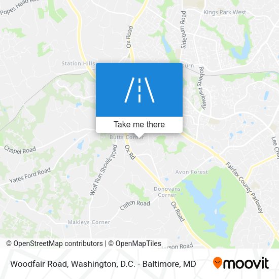 Mapa de Woodfair Road