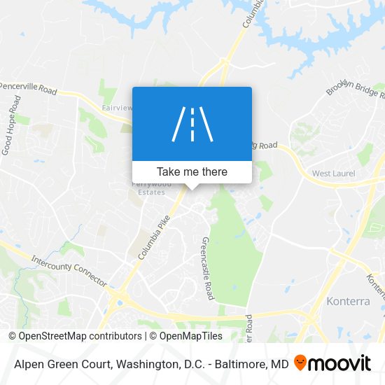 Alpen Green Court map