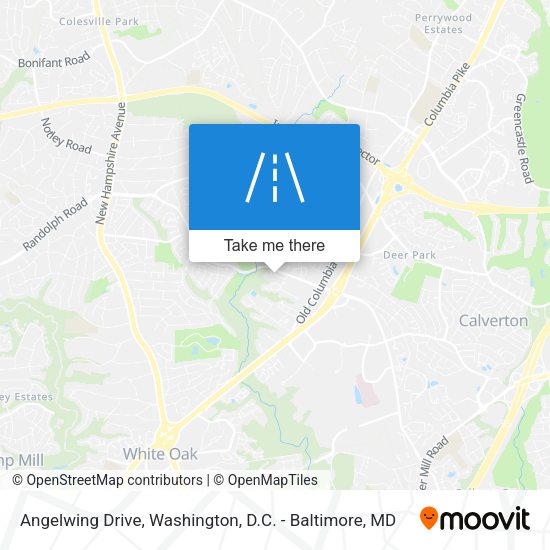 Angelwing Drive map