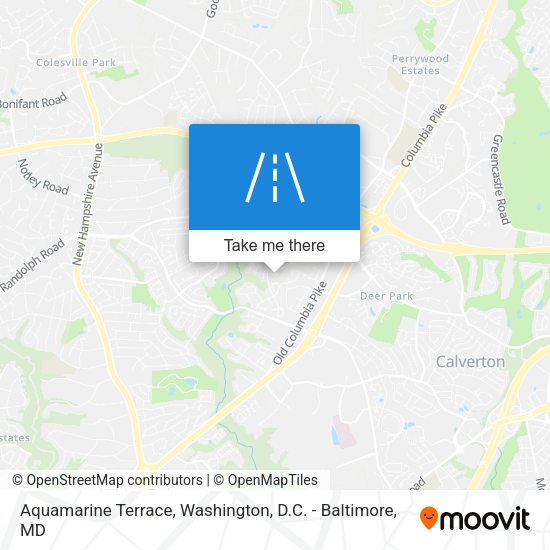 Aquamarine Terrace map