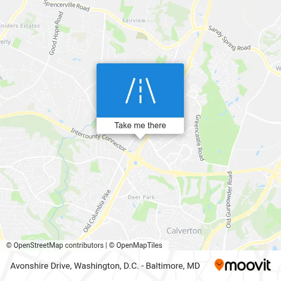 Avonshire Drive map