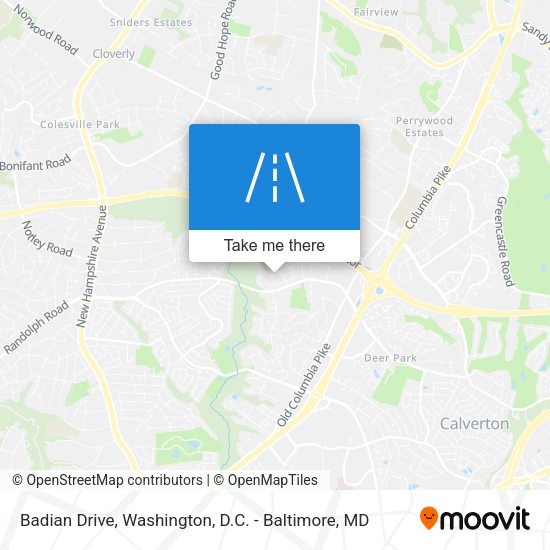 Badian Drive map