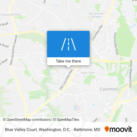 Blue Valley Court map