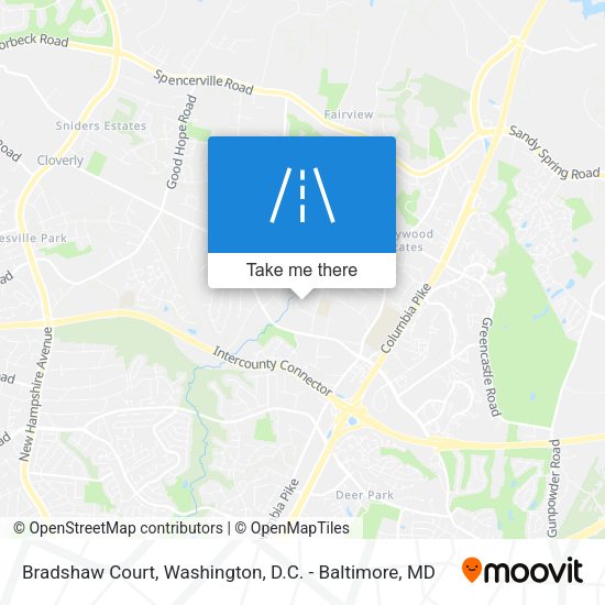 Bradshaw Court map