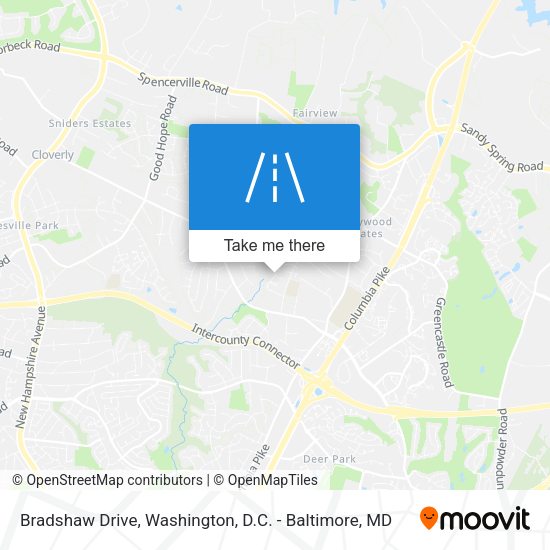 Mapa de Bradshaw Drive